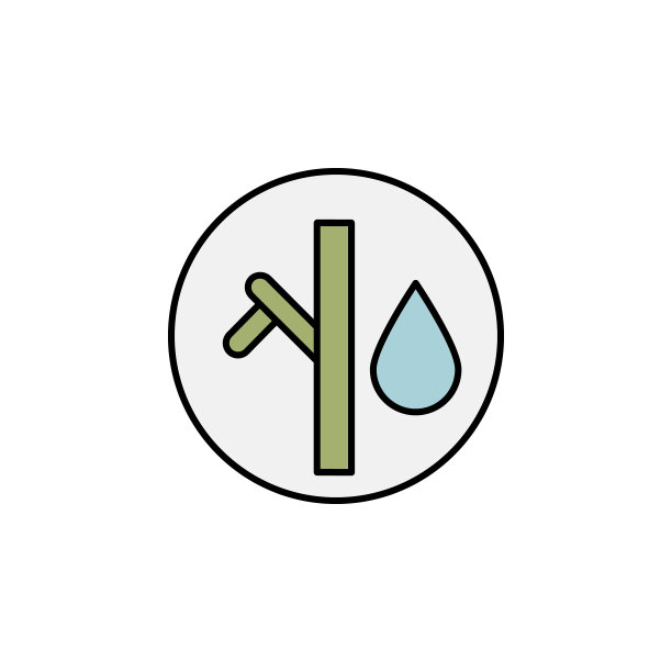 树枝，油，大麻轮廓图标。可以用于网页，标志，移动应用程序，UI, UX在白色背景图片下载