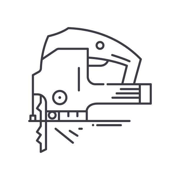 电子拼图图标，线性孤立的插图，细线矢量，网页设计标志，大纲概念符号与可编辑的笔触在白色的背景。图片下载