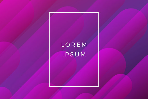 彩色的紫罗兰极简主义背景与几何动态形状图片下载