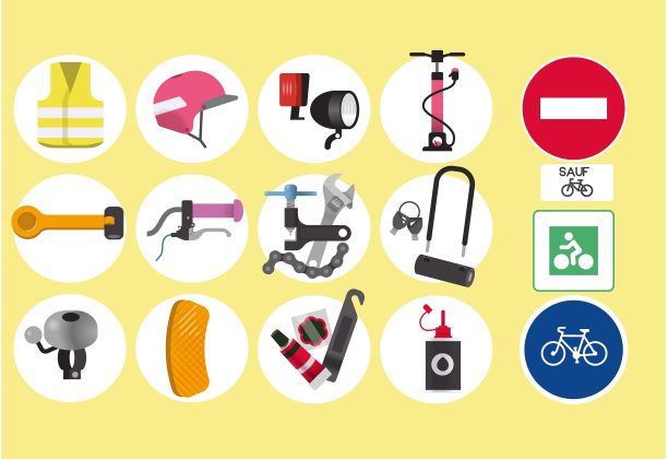 自行车装备图片下载