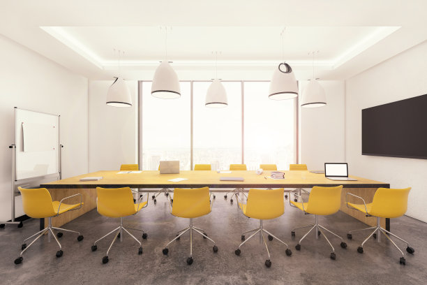 现代化的办公室，会议室内部图片下载