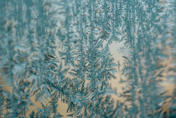霜冰晶体背景图片下载