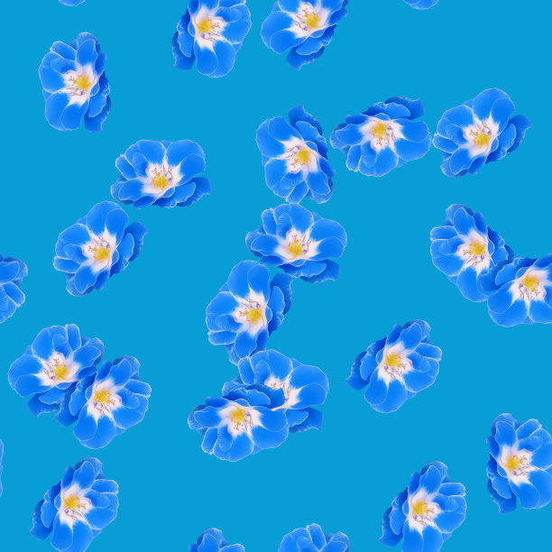 玫瑰花朵。插图，花的纹理。用于连续复制的无缝模式。花卉背景，照片拼贴为纺织品，棉布面料。用于墙纸，封面图片下载