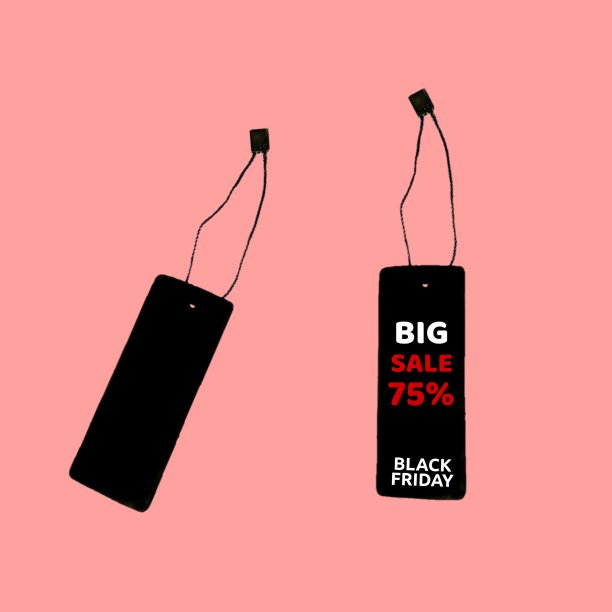 “黑色星期五”。白色背景上的黑色标签。价格标签图片下载