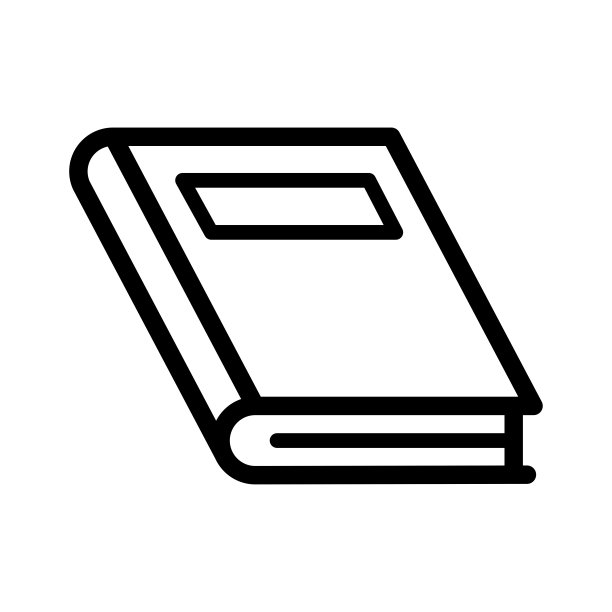 书矢量图标在时尚的平面风格图片下载