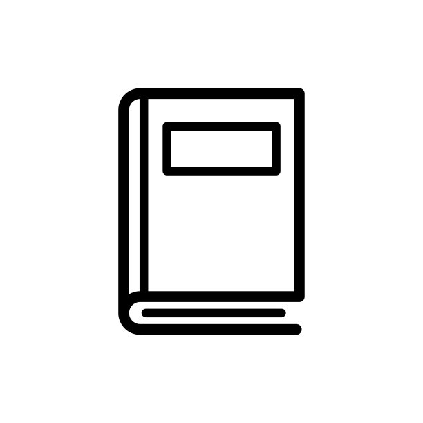 书矢量图标在时尚的平面风格图片下载