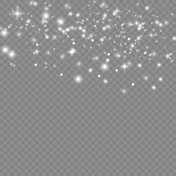 尘埃的火花和金色的星星散发着特殊的光芒。图片下载