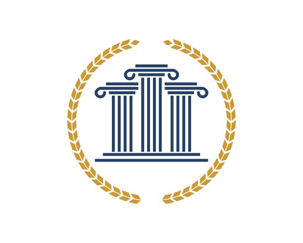 三法柱与圆形小麦图片下载