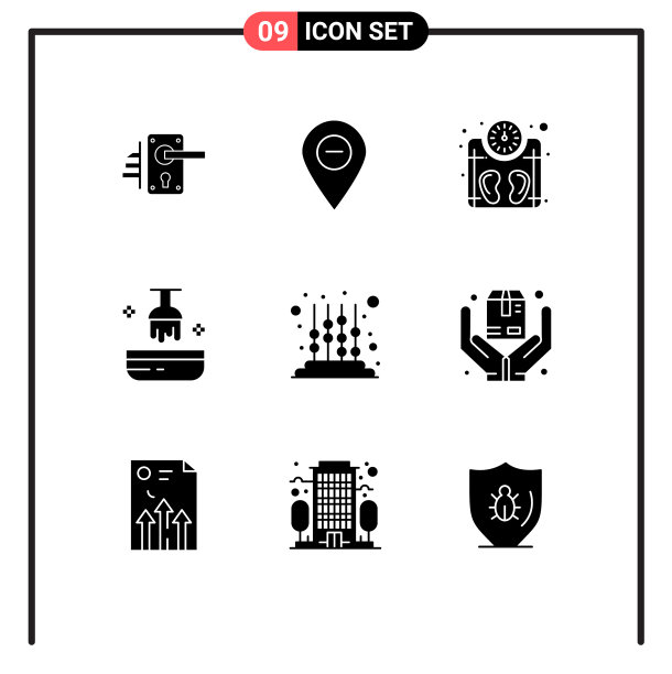 实字形包9个通用符号沙龙图片下载