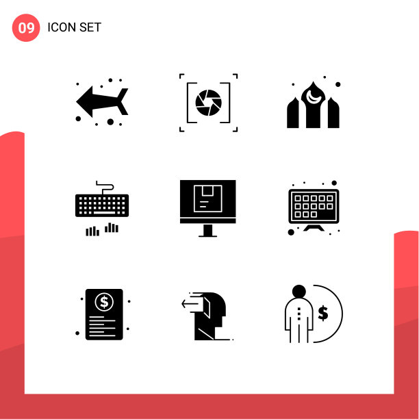 组9固体符号符号和符号图片下载