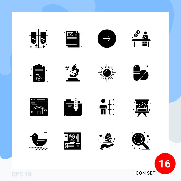 在栅格上设置16个实字形图片下载