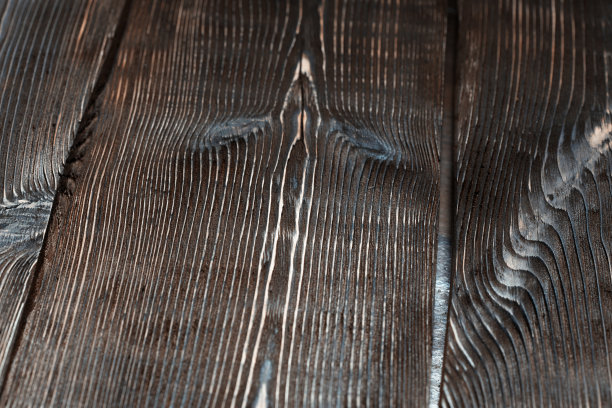 硬木木板。高角度视图图片下载