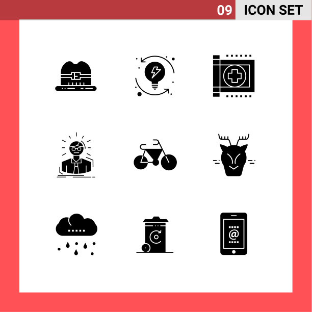 9个适用于网络和移动的通用实体符号图片下载