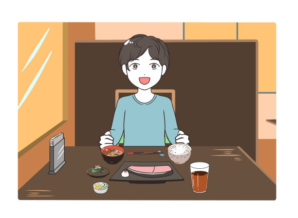 男人晚上在外面吃饭图片下载