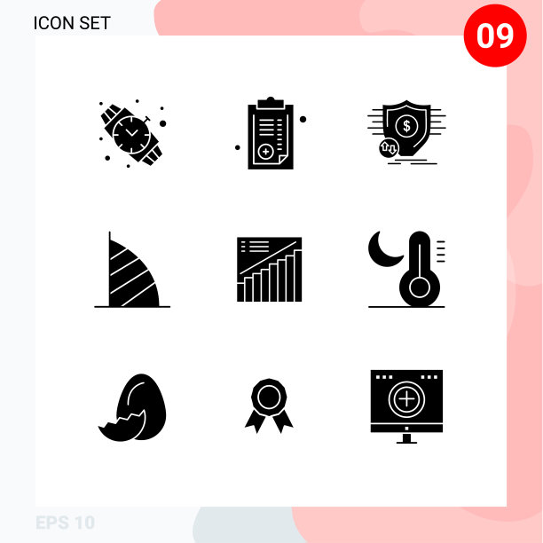 第9组现代实心字形为海图阿联酋图片下载