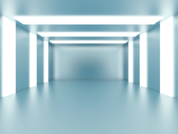 空洞照明隧道图片下载