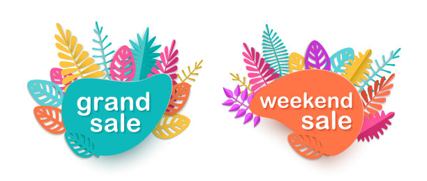 盛夏春日秋日大甩卖横幅图片下载