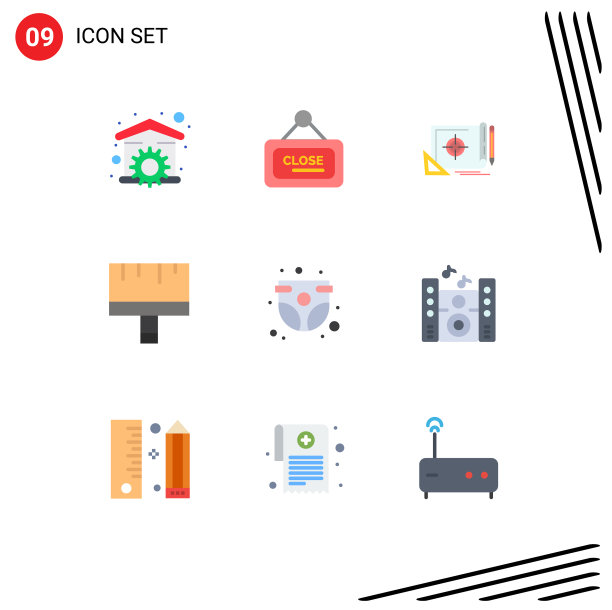 通用图标符号组9现代扁平图片下载