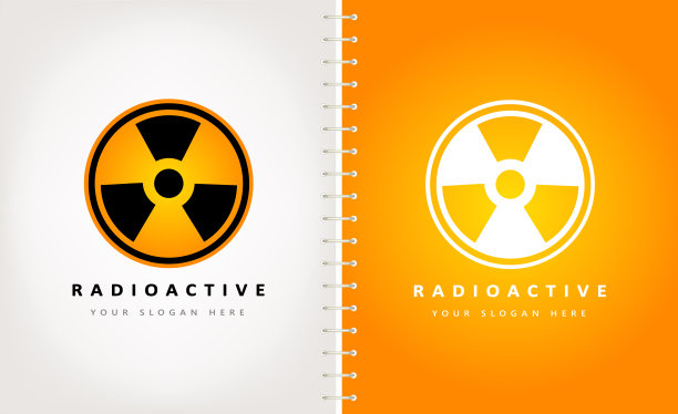 放射性向量。警告注意设计。图片下载