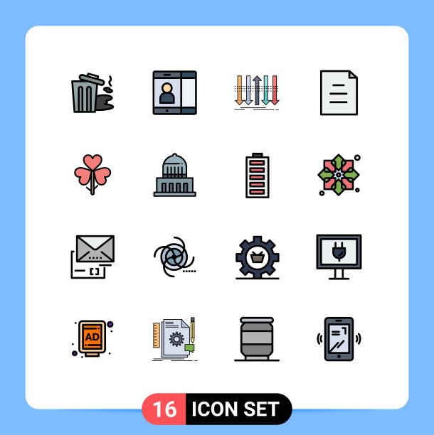 平色填充线包16通用图片下载