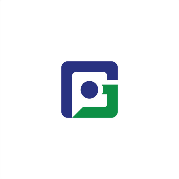 GP或PG字母标志设计模板图片下载