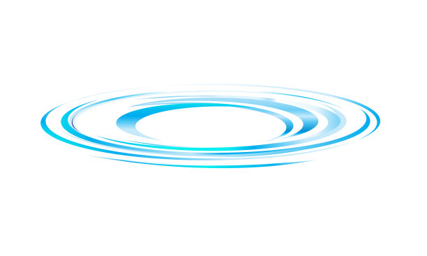水旋转的蓝色图片下载