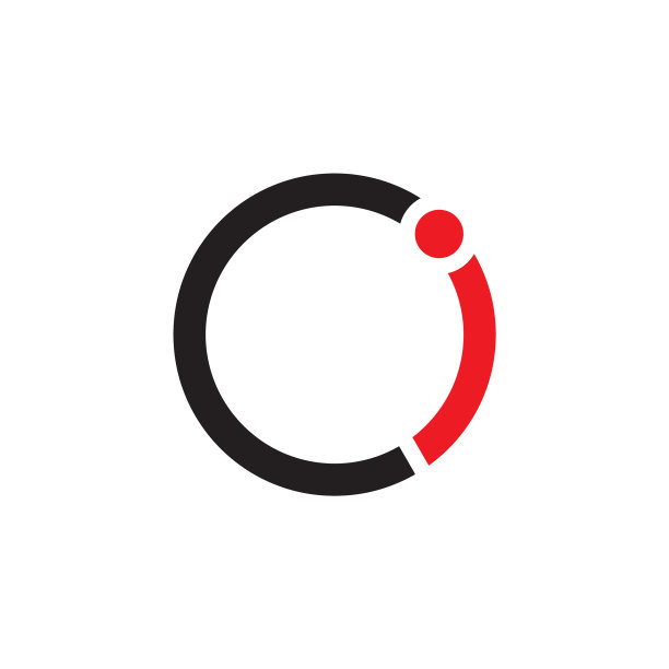 黑红c I首字母标识设计图片下载