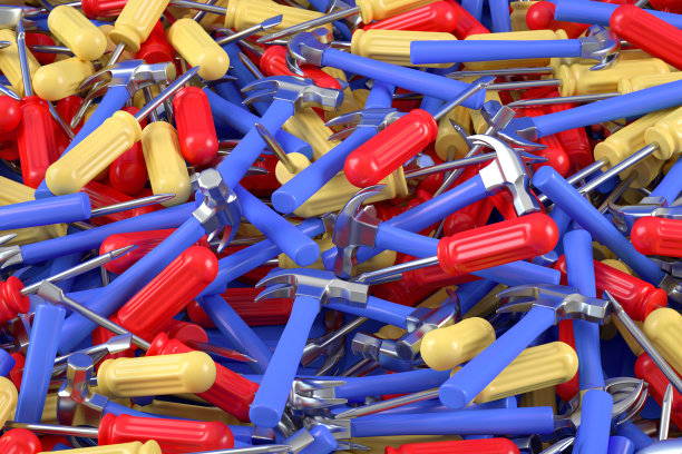 螺丝刀，锤子，工作工具，修理图片下载