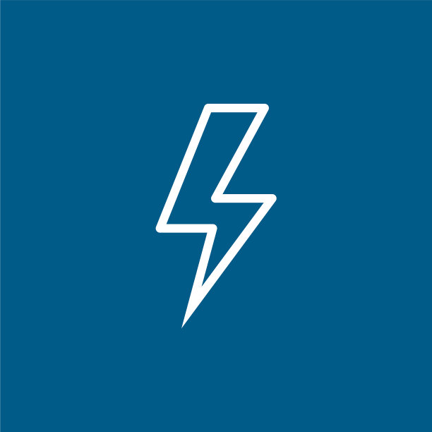 迅雷线图标上的蓝色背景蓝色图片下载