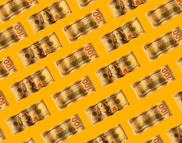 100美元钞票的背景图像图片下载