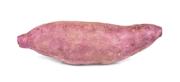 在白色背景上孤立的甘薯。图片下载