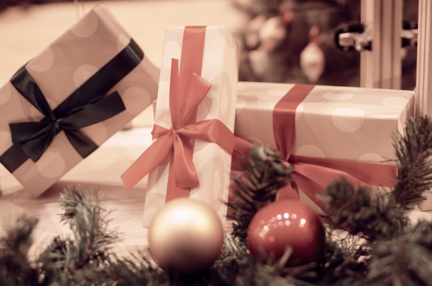 圣诞节的礼盒图片下载