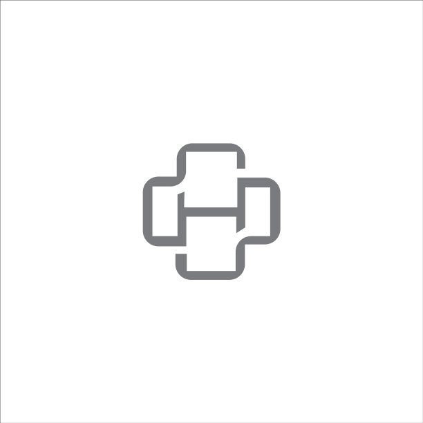 字母HC或CH标志设计模板图片下载