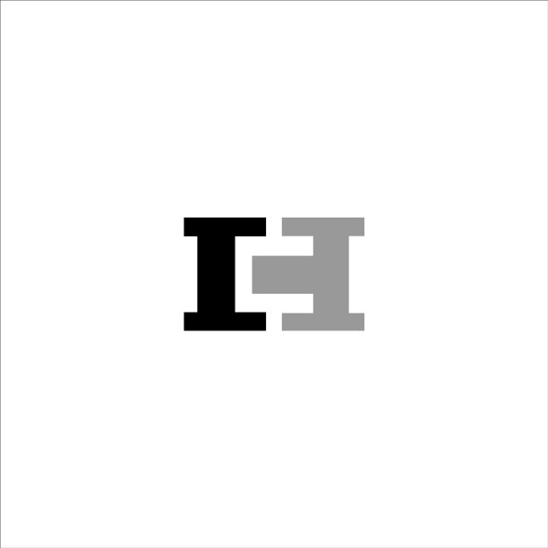 字母HC或CH标志设计模板图片下载