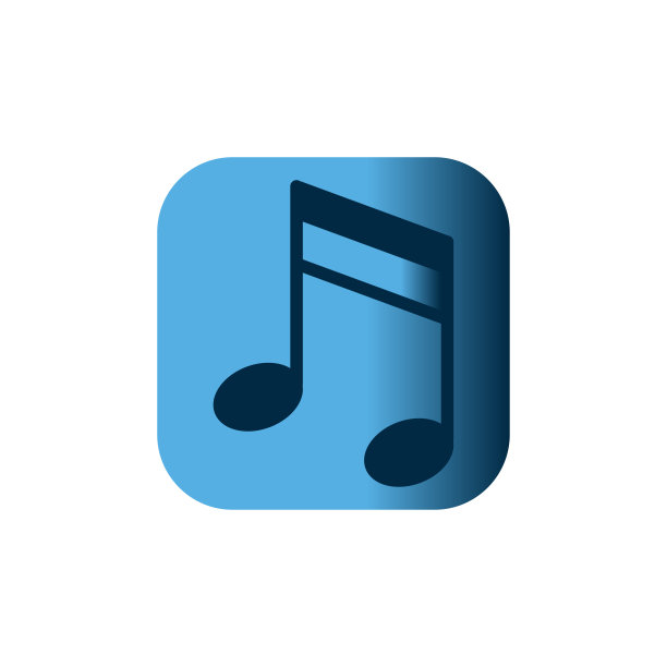 音乐笔记图标矢量插图设计图片下载