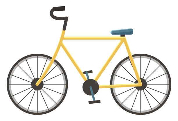 运动自行车隔离，交通工具图片下载