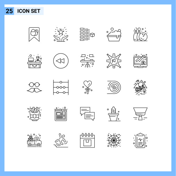 可编辑的线包25个简单的线乐趣图片下载