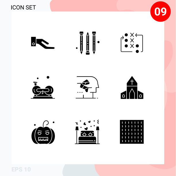 9个适用于网络和移动的通用实体符号图片下载