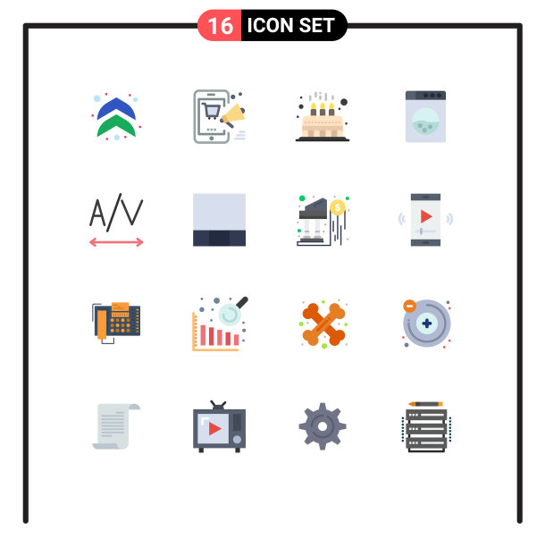 为网格文本党设置16个平面颜色图片下载