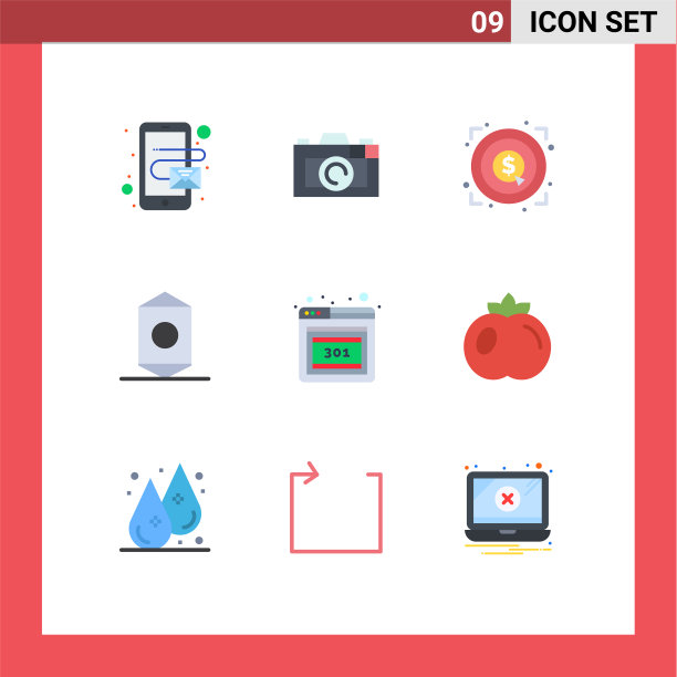 通用图标符号组9现代扁平图片下载