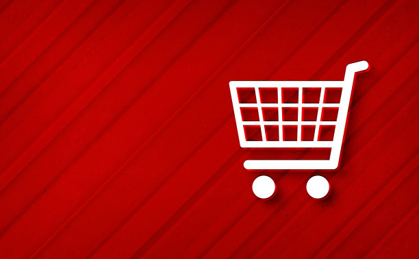 电子商务图标梦幻抽象红色背景斜线条纹线条插图设计图片下载