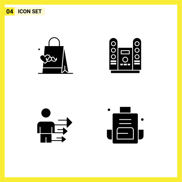 适用于网络和移动的通用实体符号图片下载