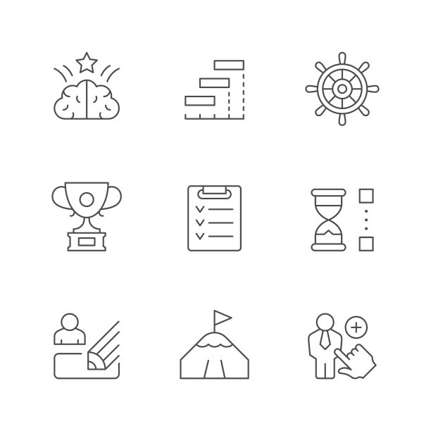 设置项目管理的线图标图片下载