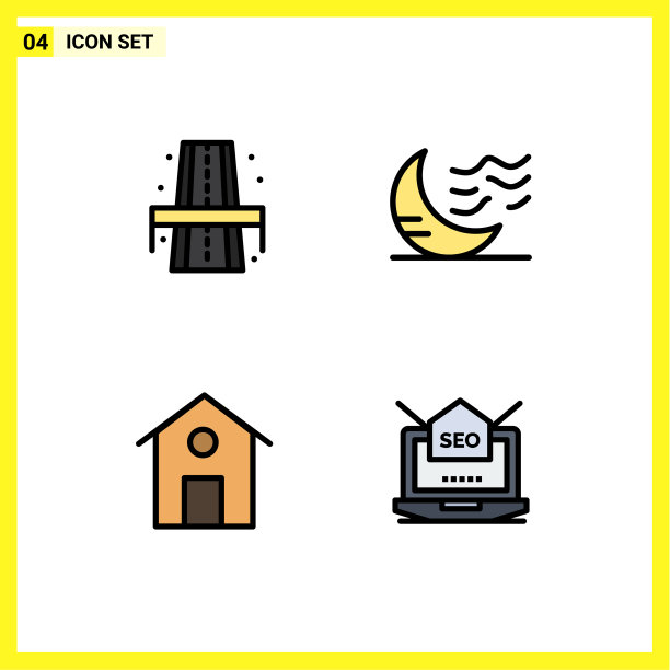 设置4商业填充线平面颜色包图片下载