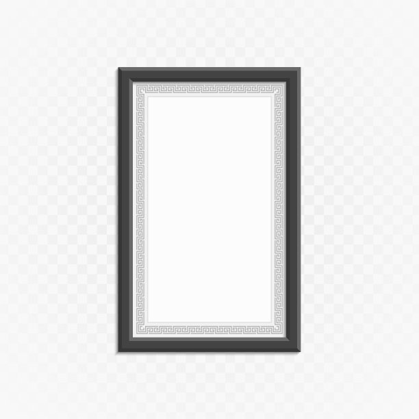 黑色复古框架。图片下载