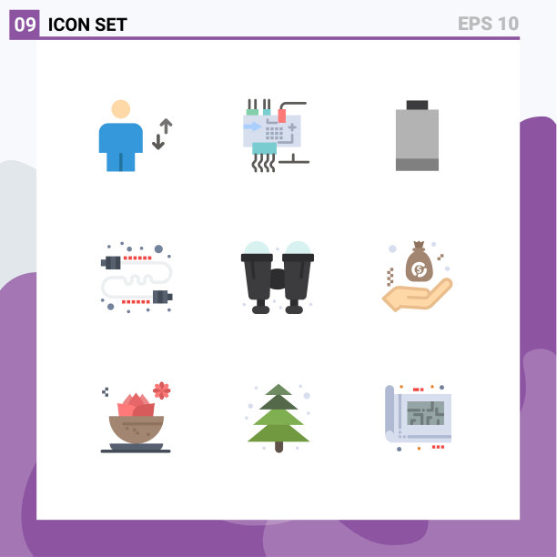 9 .主题平色和可编辑的符号图片下载