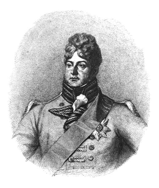 古董插图-乔治奥古斯都弗雷德里克-威尔士亲王图片下载