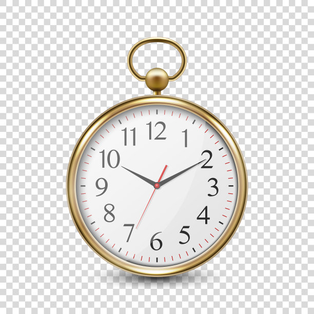 3d现实金属黄金古董怀表图片下载