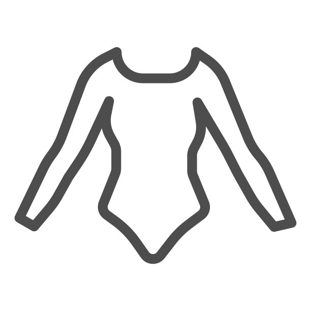泳装与袖子线图标夏季衣服图片下载