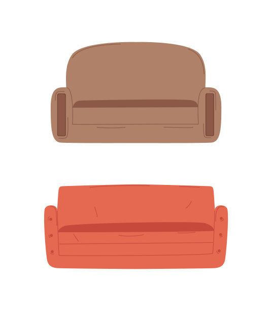 沙发制作的毛绒织物家居装饰图片下载